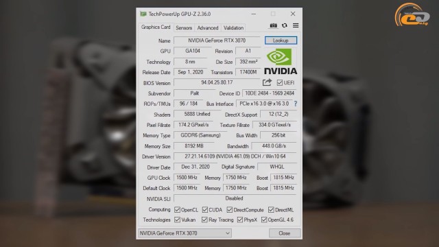 NVIDIA GeForce RTX 3070