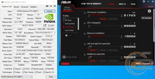 ASUS TUF Gaming GeForce RTX 3080 Ti OC Edition