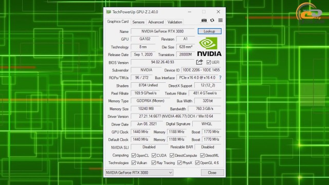 NVIDIA GeForce RTX 3070 Ti