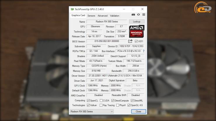 AMD Radeon RX 580