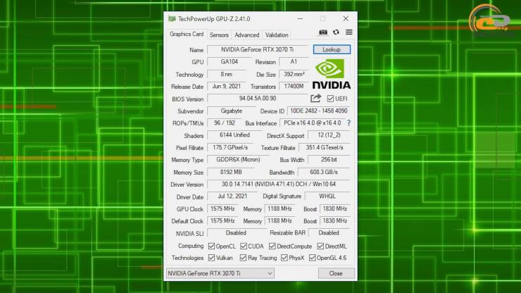 GeForce RTX 3070 Ti