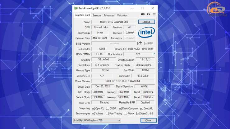 Intel UHD Graphics 770